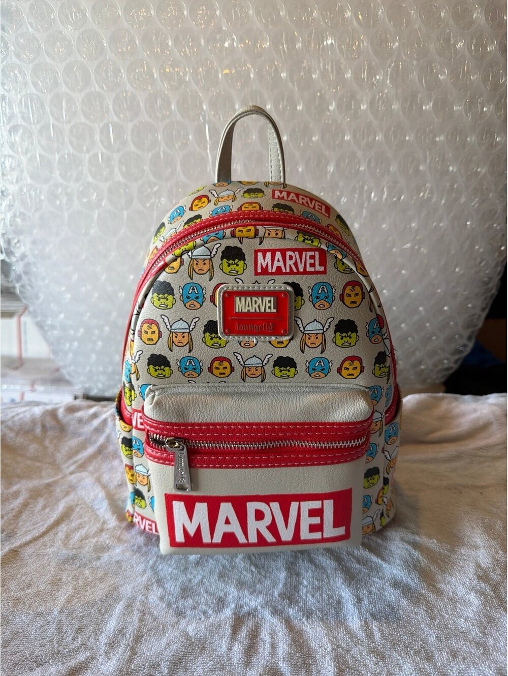 Loungefly Marvel The Avengers All-Over Print Backpack NWT